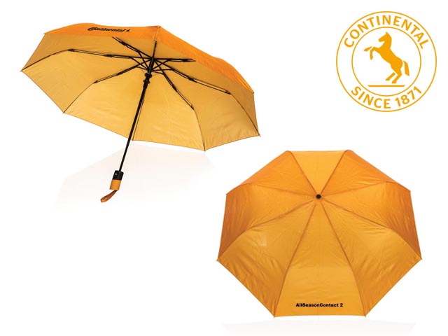 Oranžový skládací deštník